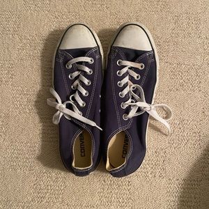 Converse All Star Low Tops Navy Blue Sz 9